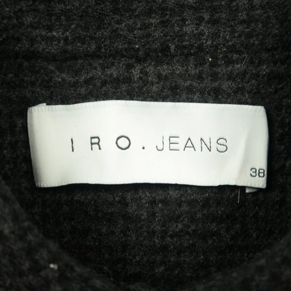 Iro Cachaum Button Up Flannel Dress Size 38 - Picture 4 of 4